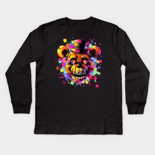 freddy fazbear Kids Long Sleeve T-Shirt